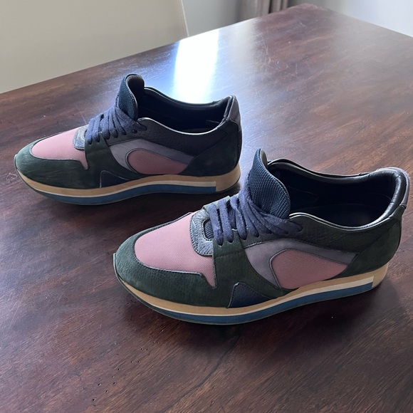 Burberry Nylon & Suede Sneaker - Picture 3 of 6